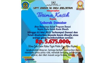 Donasi Sejuta Cinta telah disalurkan kepada yabg berhak