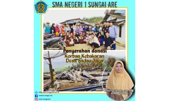 Penyaluran Donasi Korban Kebakaran